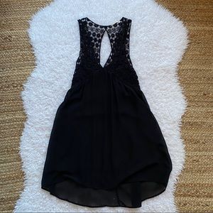 LUSH Floral Lace Sleeveless Sheath Dress Small